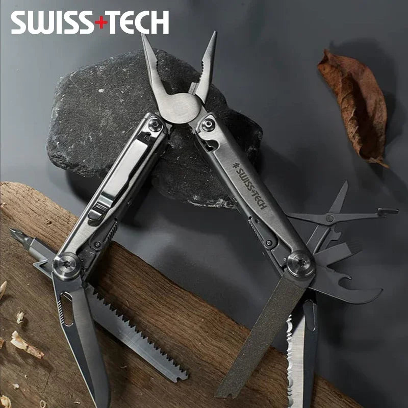 SWISS TECH 18 in 1 Multitool with Pocket Clip