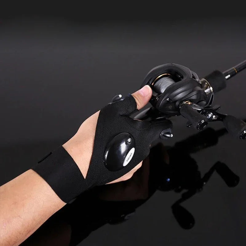 Paired LED Light Gloves