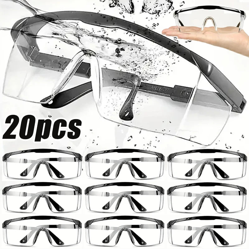 20pcs Windproof Dustproof Waterproof Protective Glasses