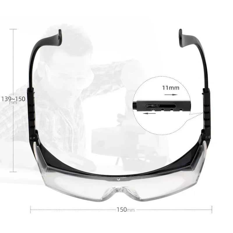 20pcs Windproof Dustproof Waterproof Protective Glasses