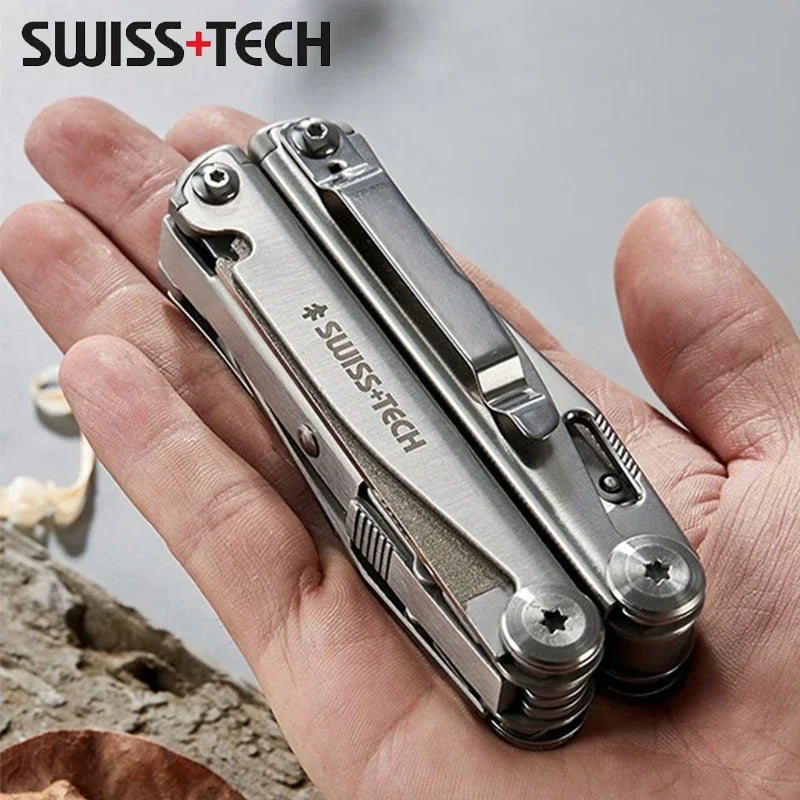 SWISS TECH 18 in 1 Multitool with Pocket Clip