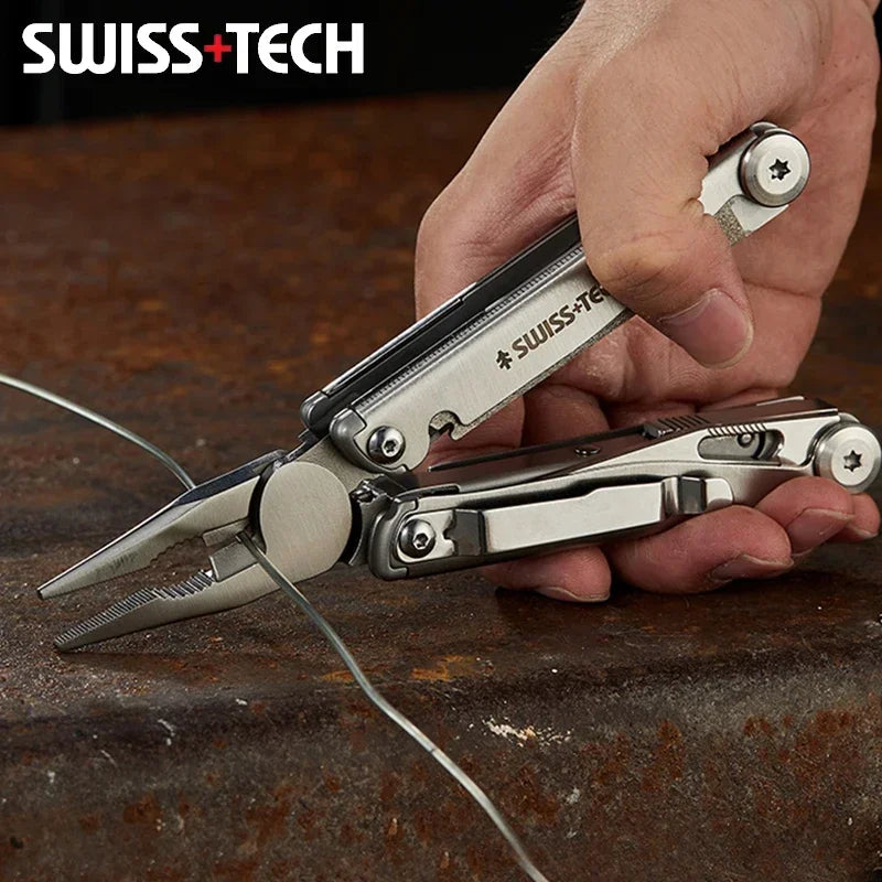 SWISS TECH 18 in 1 Multitool with Pocket Clip