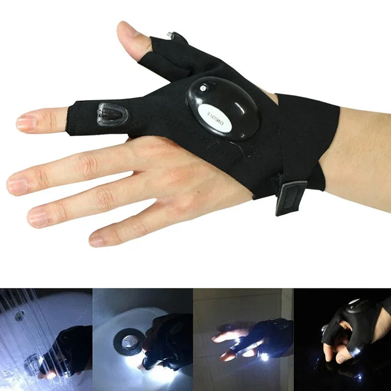 Paired LED Light Gloves