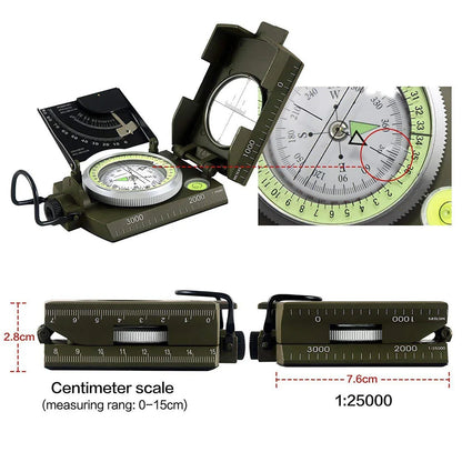 Mulitifunctional High Precision Military Compass