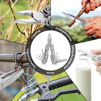 14 In 1 Multitool with Sheath