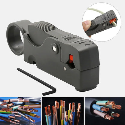 4/1pcs Automatic Stripping Pliers Wire Stripper Cable Wire Cutters Stripping Crimping Tool with Hexagon Wrench Tools Nippers
