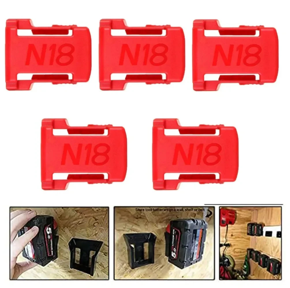 Milwaukee Battery Covers and Dock Clips