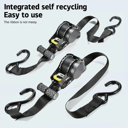Retractable Auto Ratchet Strap