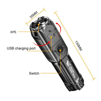 Rechargeable LED Flashlight