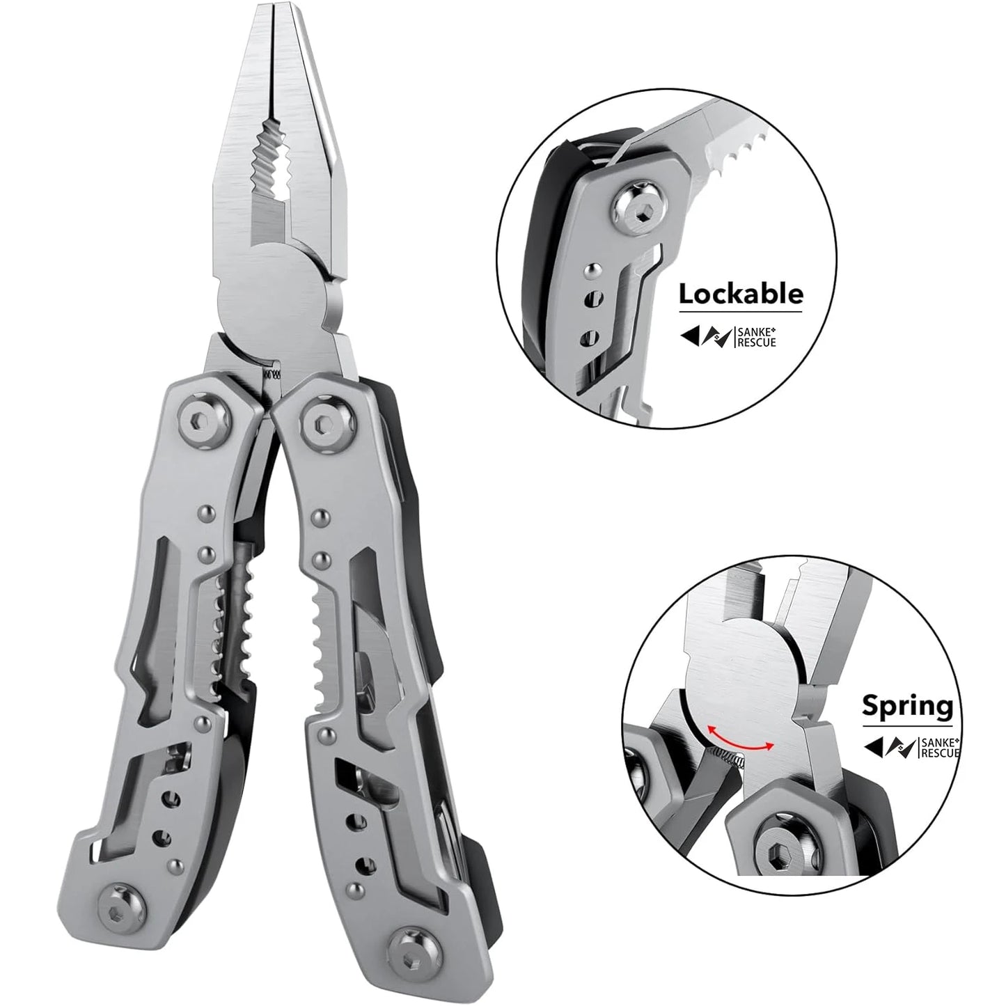 14 In 1 Multitool with Sheath