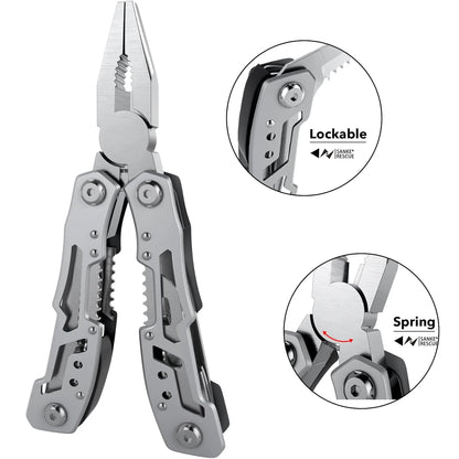 14 In 1 Multitool with Sheath
