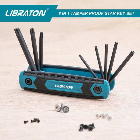 Libraton 8 in 1 Folding Torx Key Set