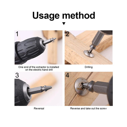 6pc Speed Out (Damaged Screw, Bolt, Stud Extractor)