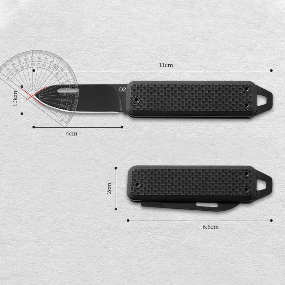 Keychain Folding Pocket Knife 2.0