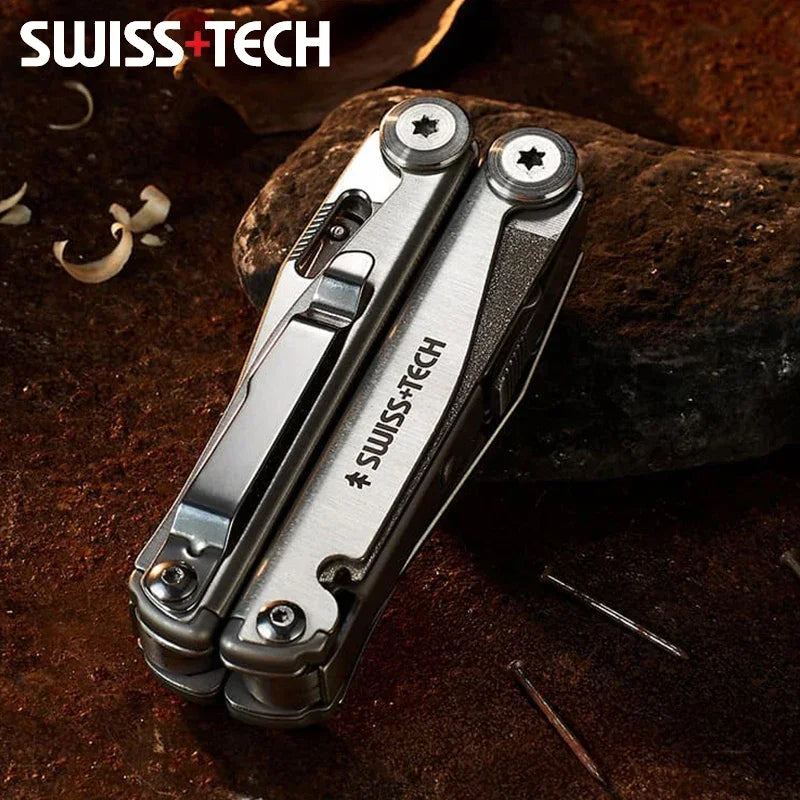 SWISS TECH 18 in 1 Multitool with Pocket Clip