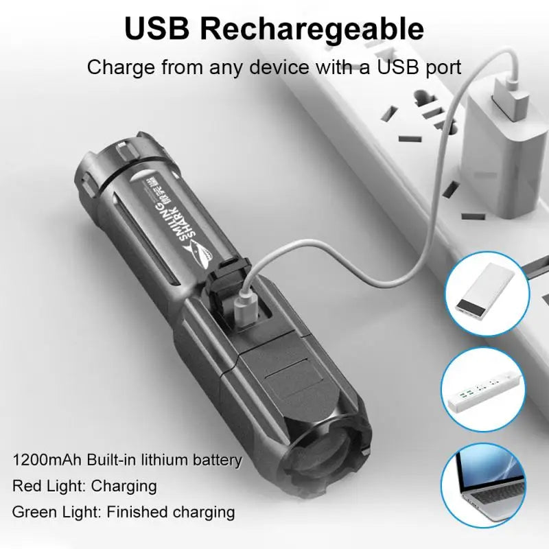 Rechargeable LED Flashlight