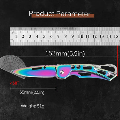 Folding Fruit Knife Stainless Steel