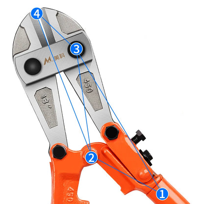 Industrial-grade 8/14/18 Inches Bolt Cutters