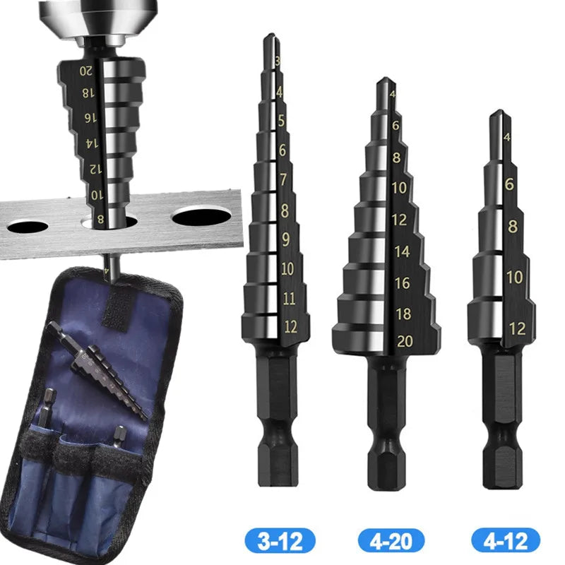 Groove Hole Cutter Drill Bit Set HSS