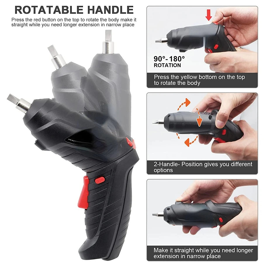 Rotating Cordless Driver