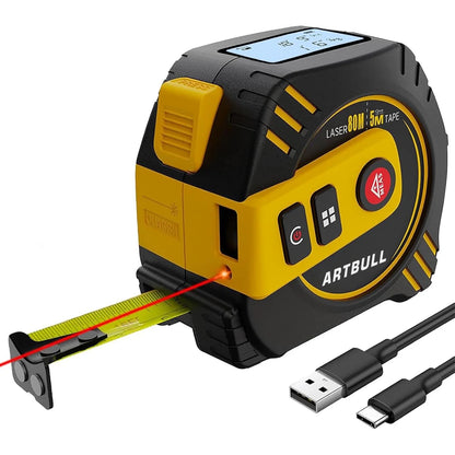 2in1 Laser Tape Measure