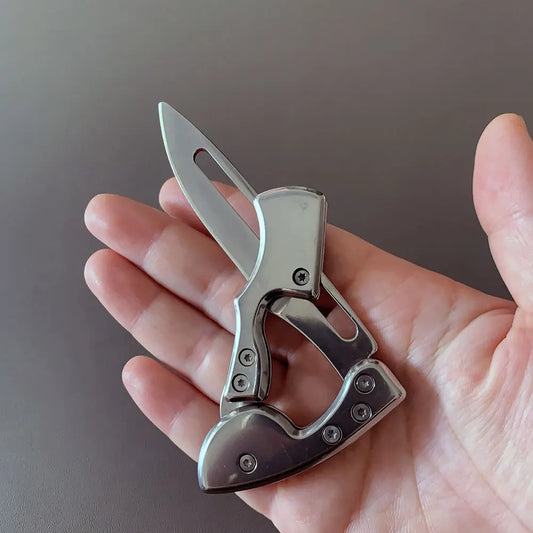 Steel Edged Folding Blade
