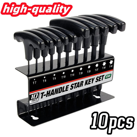 10pc T-Handle Hex/Torx Wrench