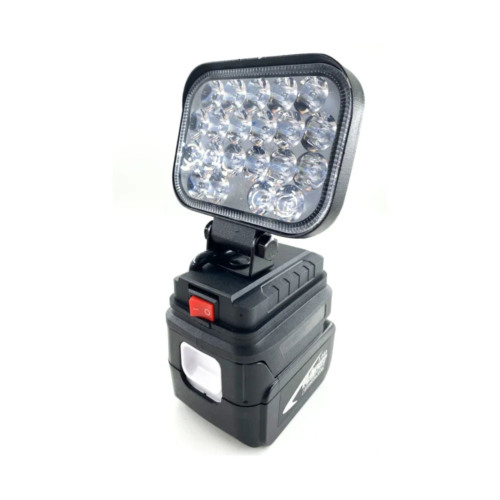 18V Li-ion Battery Work Light - DeWalt/Milwaukee/Makita